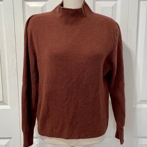 NakedCashmere Warm Brown Knit Sweater 100% cashmere.